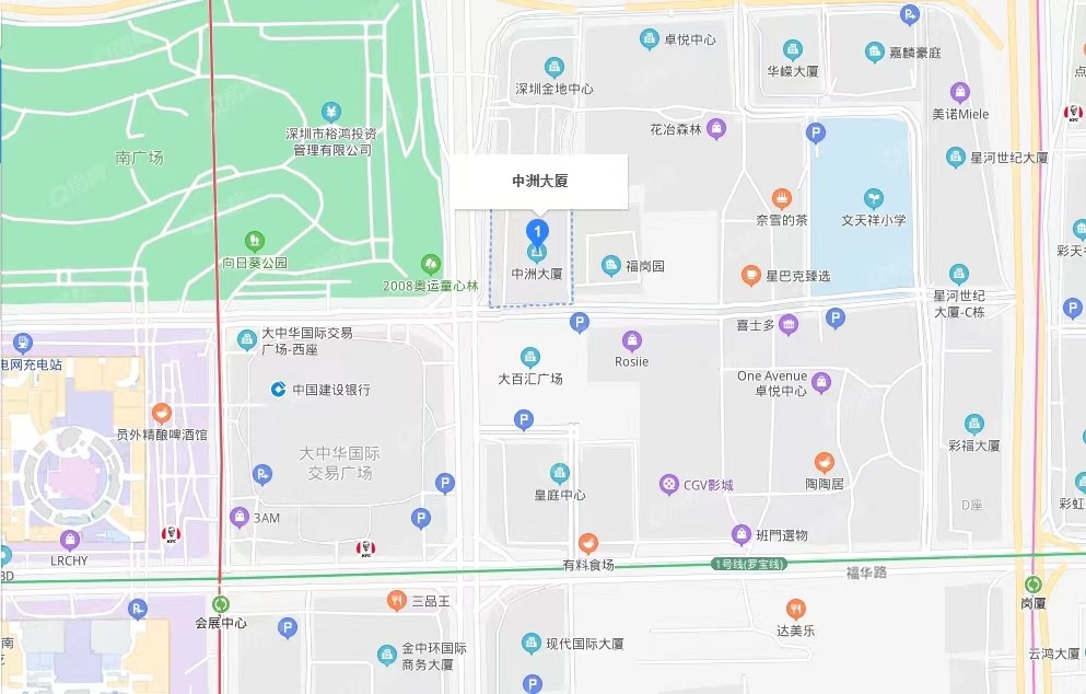 中洲大廈，福崗園二期-均價340元/平
